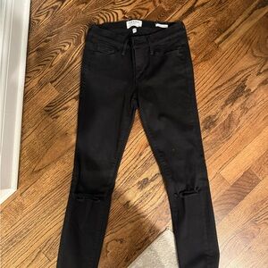 Frame Denim Women's Black Skinny Jeans